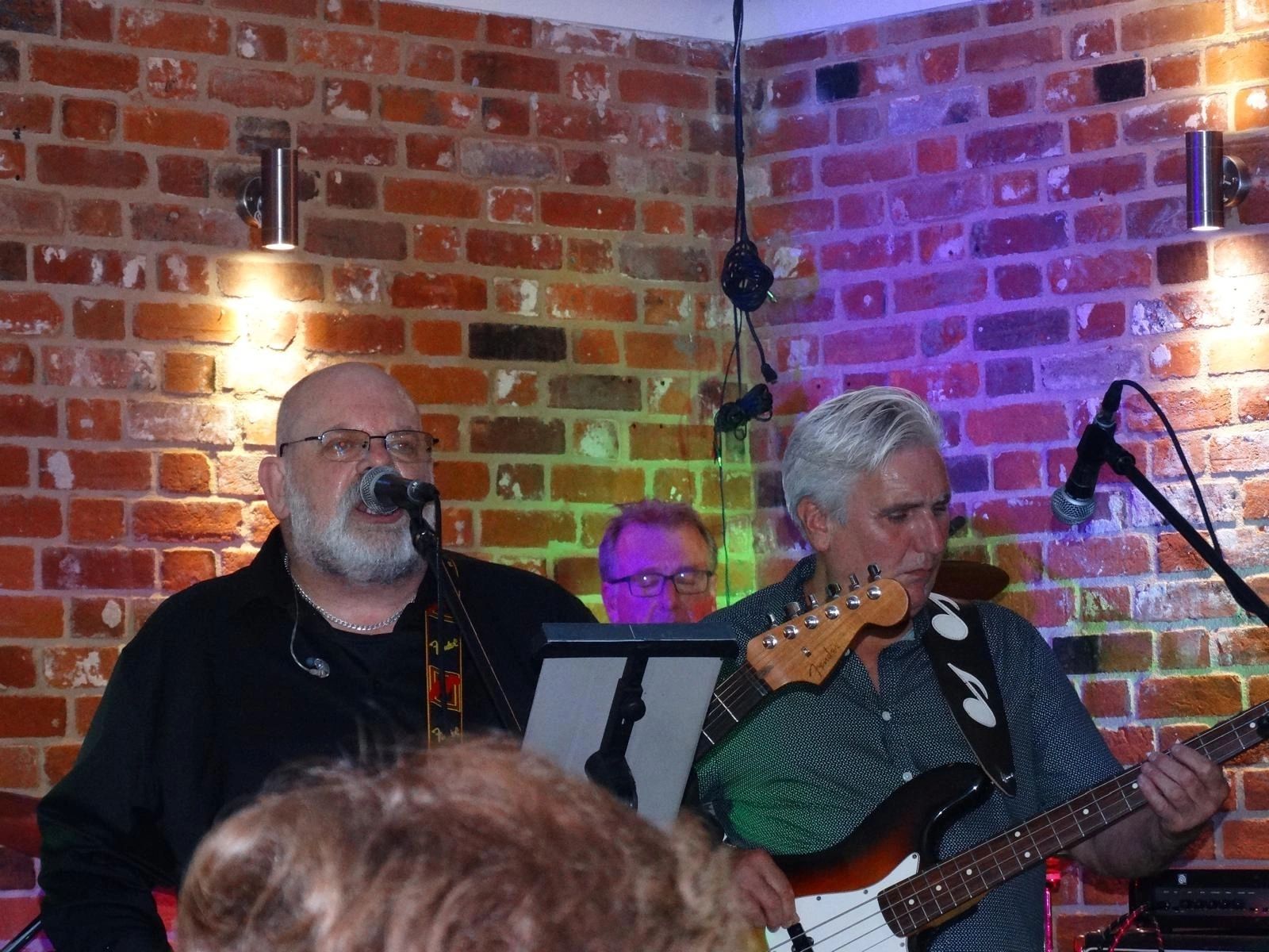 Singer performing live on stage